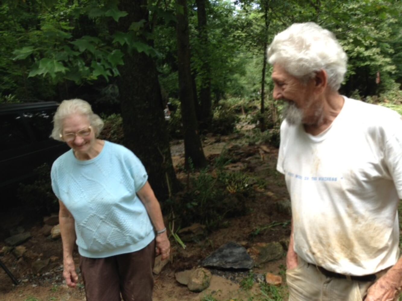Flood damage in north Georgia