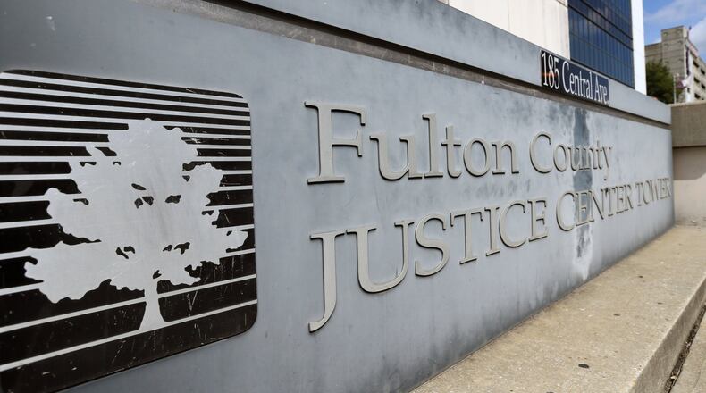 The Fulton County Courthouse will remain closed Tuesday. BOB ANDRES /BANDRES@AJC.COM AJC FILE PHOTO