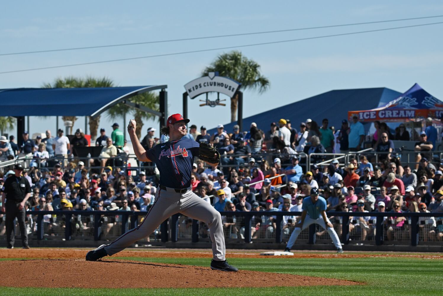 Braves vs Rays Spring Training game 