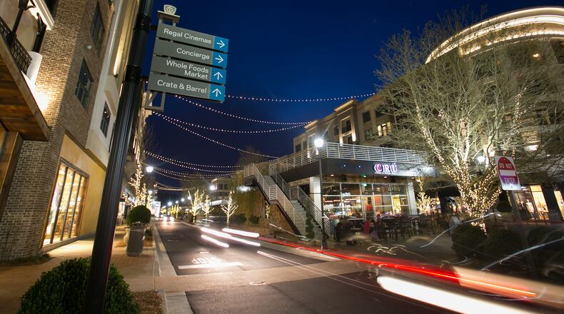 The mixed-use development Avalon in Alpharetta. PHOTO / JASON GETZ