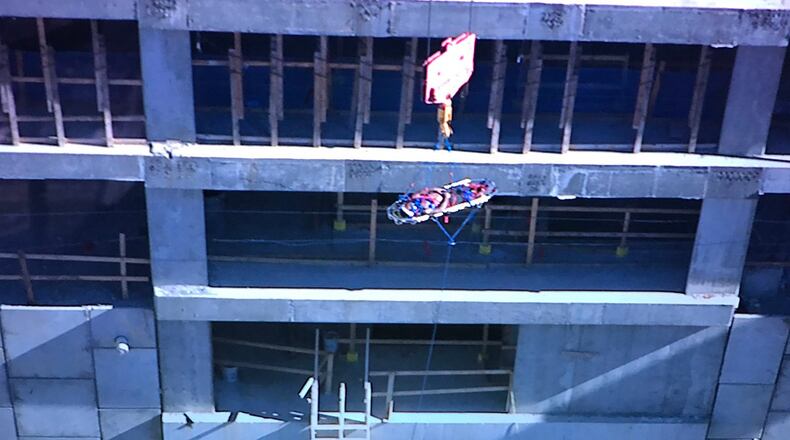 The worker was in stable condition. (Credit: Channel 2 Action News)