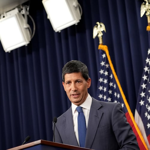 Federal Reserve Board Chairman Kevin Warsh speaks during a news conference at the Federal Reserve in Washington, Wednesday, July 29, 2026. (AP Photo/Mark Schiefelbein)