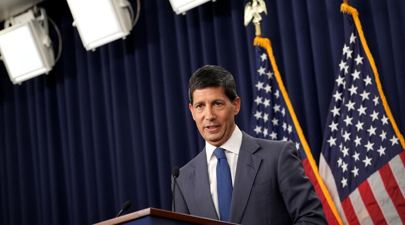 Federal Reserve Board Chairman Kevin Warsh speaks during a news conference at the Federal Reserve in Washington, Wednesday, July 29, 2026. (AP Photo/Mark Schiefelbein)
