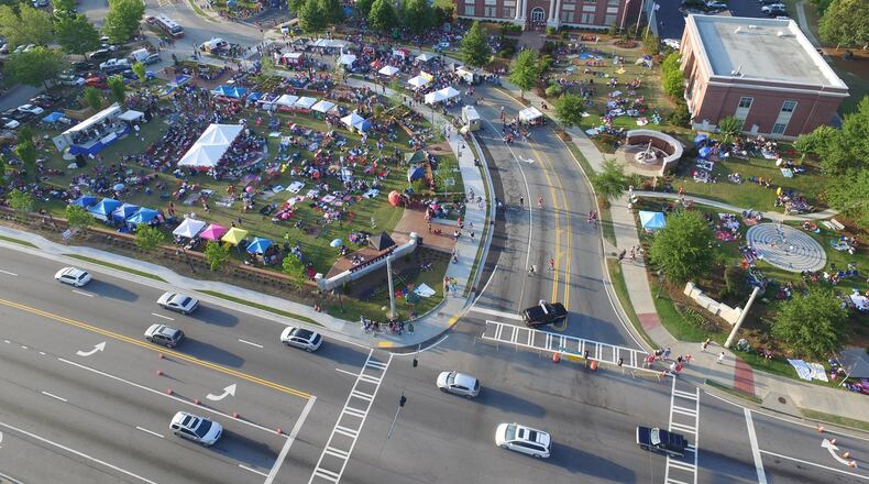 Snellville has earned an Aa2 rating for the city’s proposed $4 million taxable revenue bonds for the Cobblestone Project as part of the city’s Towne Center project. (Courtesy City of Snellville)