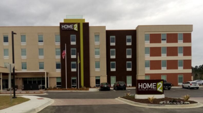 A Hilton Home2 hotel is planned for the newly rezoned property off Ga. Hwy. 74 South. Courtesy Hilton.com