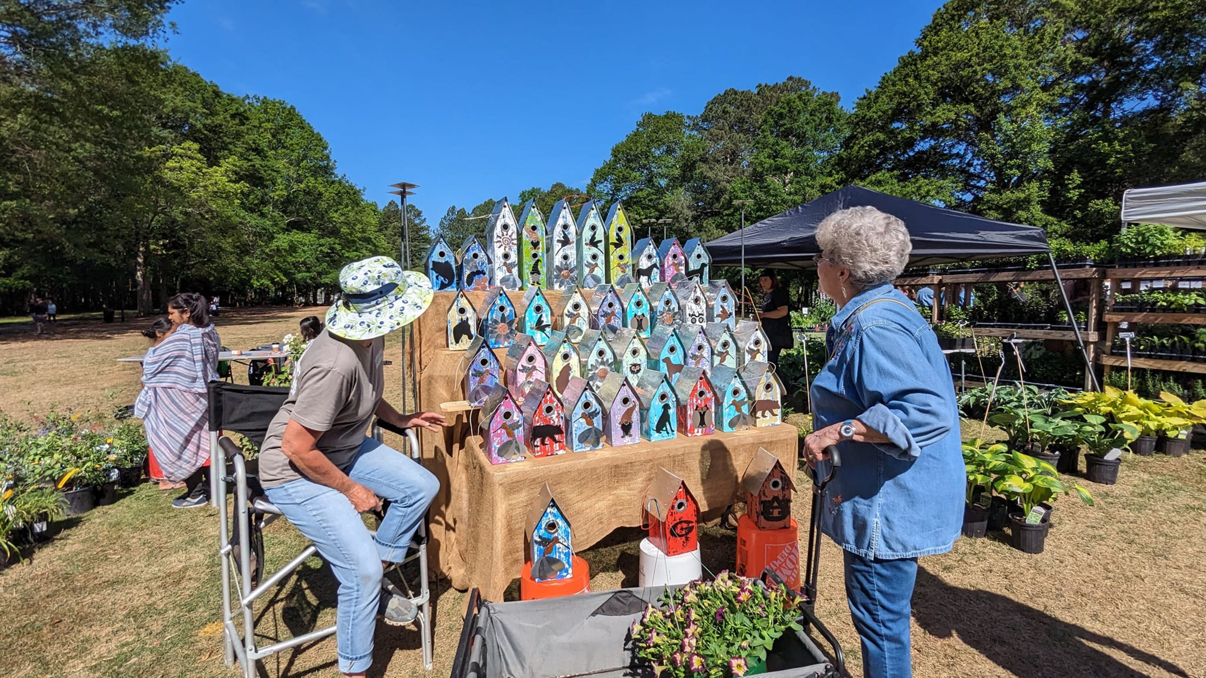 Garden Faire offers plants and almost everything you can think of that’s garden-related, including birdhouses and other outdoor accessories. The event will be held in the Grove at Wills Park in Alpharetta on April 12. (Courtesy of North Fulton Master Gardeners)