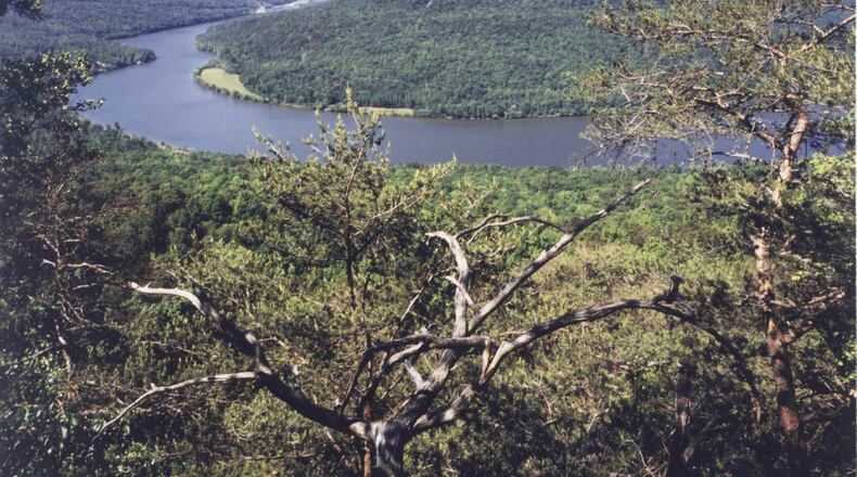 Ralph Lancaster Jr., a Maine lawyer appointed by the U.S. Supreme Court to help resolve a battle between Georgia and Florida over water from the Chattahoochee and Flint rivers, raised the idea of taking water from the Tennessee River, pictured, to help resolve the case. “Suppose the Supreme Court ordered that a canal be created between the Tennessee River and the Chattahoochee River,” Lancaster wondered Nov. 29. “What effect would that have?” (AP Photo/Tennessee River Gorge Land Trust)