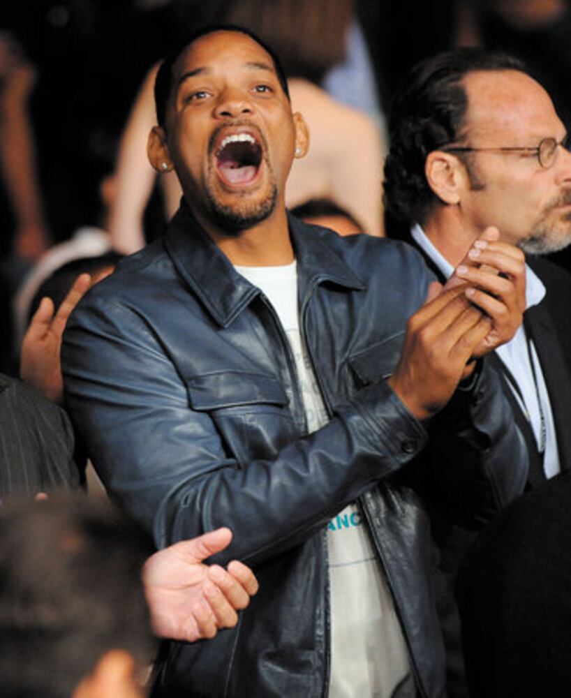 Stars at Mayweather-Mosley fight
