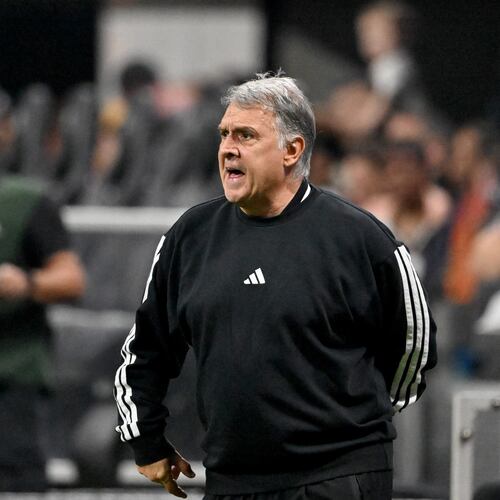 Atlanta United manager Gerardo Martino, pictured during the home opener back in March, said before Wednesday's match that he wanted United to be the “emotionally superior” team against New England. (Hyosub Shin/AJC)