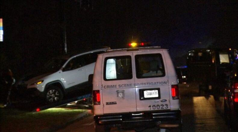 Three shooting victims were found Thursday morning in DeKalb County. (Credit: Channel 2 Action News)