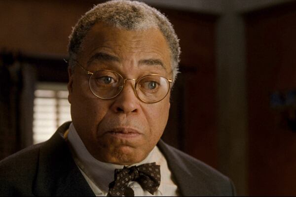 This image released by Kino Lorber shows James Earl Jones in a scene from "The Annihilation of Fish." (Kino Lorber via AP)