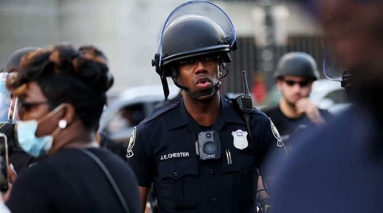 Atlanta police Officer Jamaine Chester died at his home Sunday. He was 41.