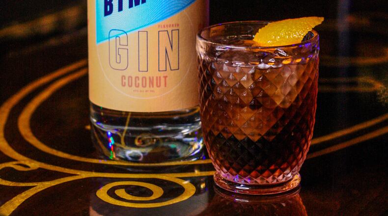 Ticonderoga Club is the first place in Georgia to put Bimini Coconut gin on its menu, where it is used in the Coco Negroni. Courtesy of Round Turn Distilling