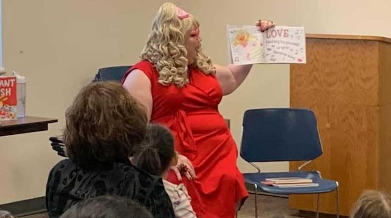Steven Igarashi-Ball, who performs drag under the name Miss Terra Cotta Sugarbaker, said he was left feeling discriminated against after his drag queen story time event at the Alpharetta library was taken off the calendar by the Fulton County library system. He said he doesn’t know why. (Photo: The Atlanta Journal-Constitution)