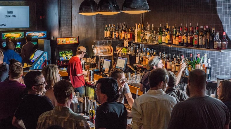 Joystick Gamebar has a wide offering of vintage arcade games and retro pinball machines. It was opened in 2012 by co-owners Johnny Martinez and Brandon Ley. CONTRIBUTED BY JOYSTICK GAMEBAR