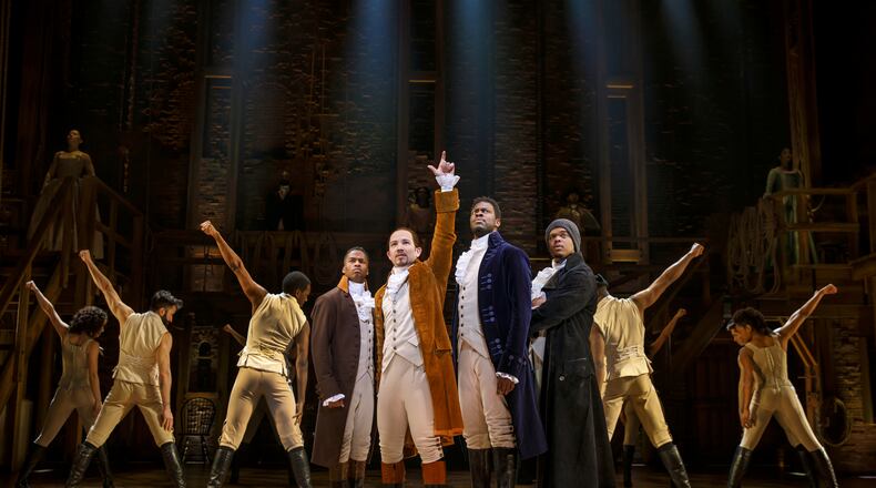 After a year's hiatus the mational touring company of the blockbuster musical 'Hamilton' returns to the Fox Theatre for a month of performances beginning Aug. 22. Photo: Joan Marcus