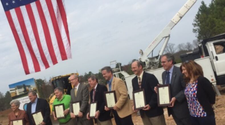 Lawnrenceville officials break ground on new $20M public works facility. Courtesy City of Lawerenceville