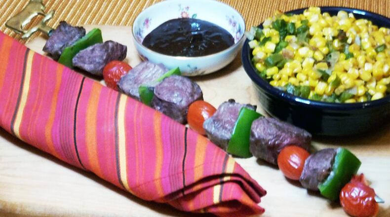 Barbecue-Flavored Kabobs. (Linda Gassenheimer/TNS)