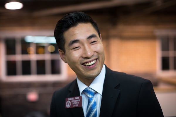 State Rep. Sam Park, the House Democratic whip, poses for a portrait. (Branden Camp/Special to the AJC)