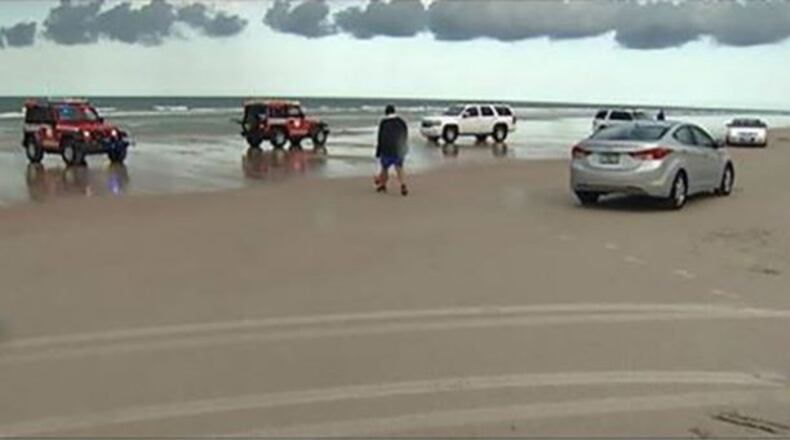 An Atlanta woman was struck by lightning and killed Friday, June 24, 2016 in Daytona Beach Shores, Fla. (Credit: Channel 2 Action News)