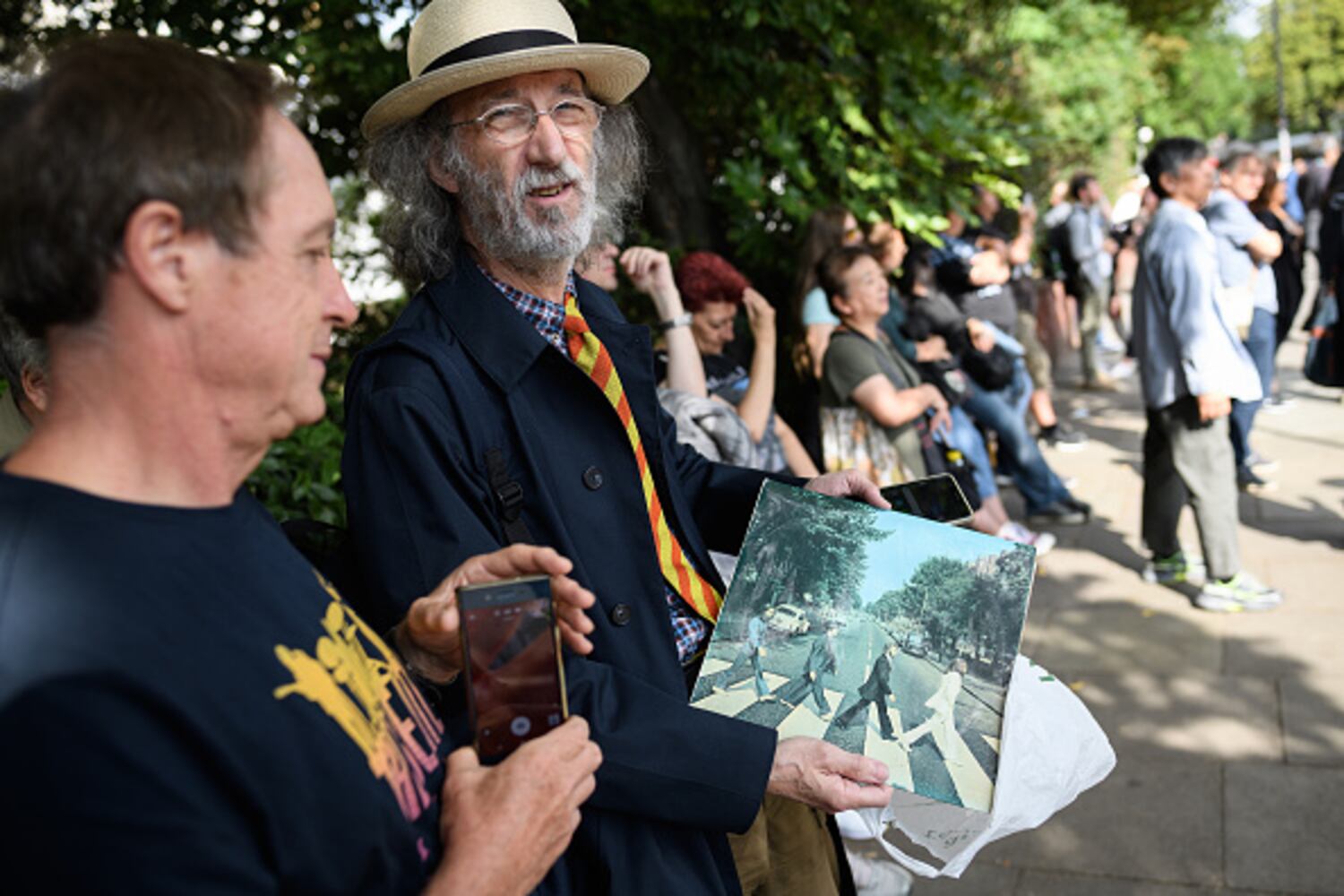 Photos: Fans mark 50th anniversary of 'Abbey Road' cover photo shoot