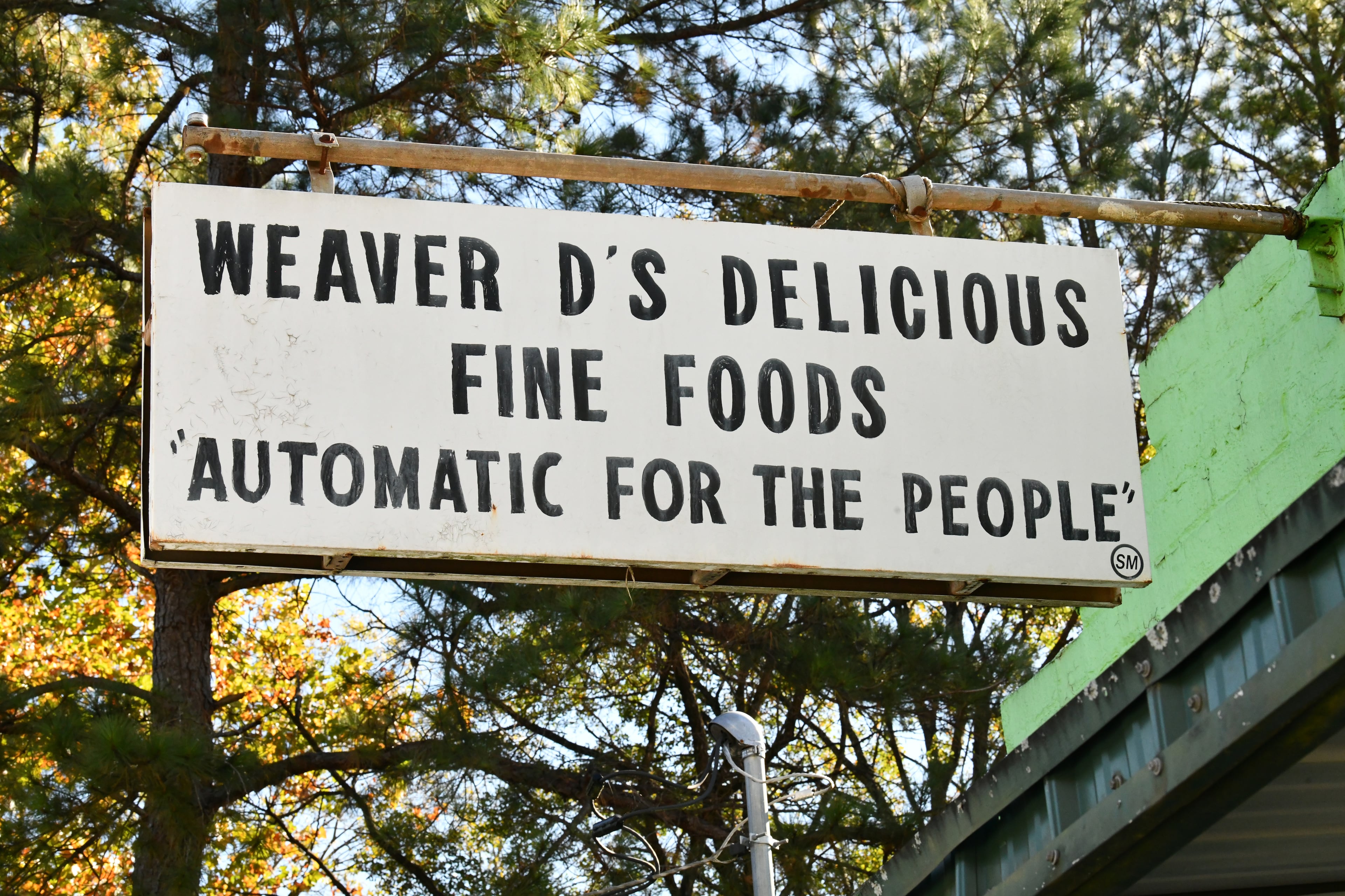 R.E.M. used Dexter Weaver’s “Automatic for the People” for the title of its 1992 album that went on to sell 18 million copies worldwide. Weaver says “Automatic” often — when someone opens his restaurant's door, when taking payment, when full takeout boxes are pushed into plastic bags. (Hyosub Shin/AJC)