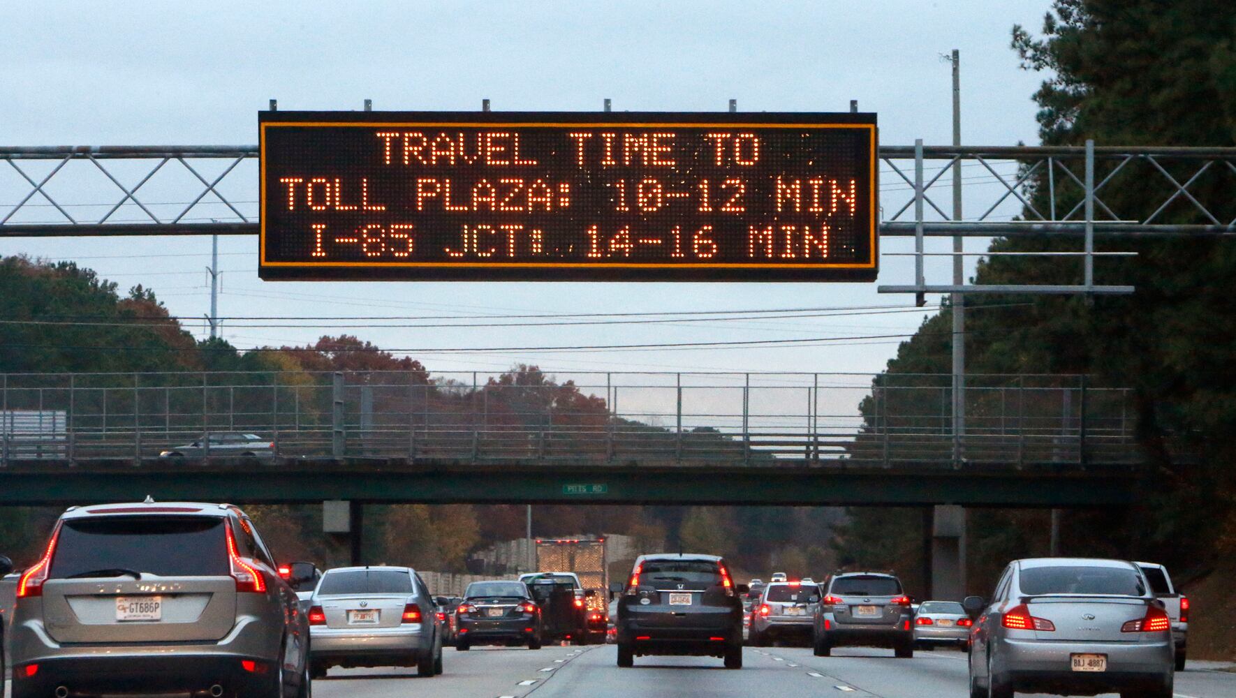 Ga. 400 toll booth signs have been taken down