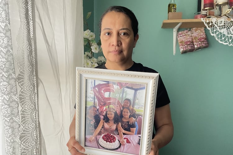 Susana Morales, 16, went missing the evening of July 26, 2022. Her body was found just over six months later, more than 20 miles from where she was last seen. During an interview in early 2023 with The Atlanta Journal-Constitution, Maria Bran showed pictures of her daughter. (Rosana Hughes/AJC)