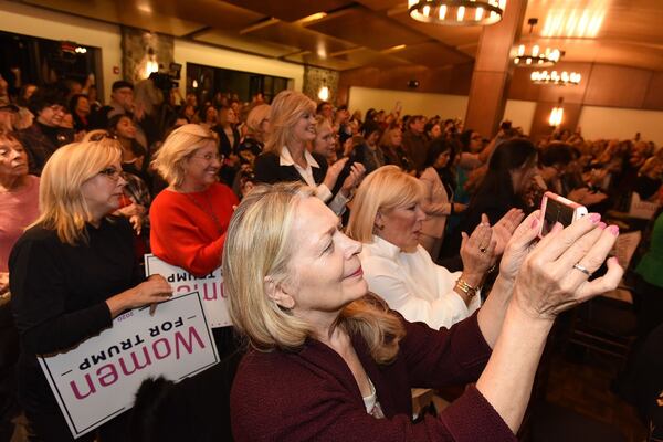 Women for Trump gather Tuesday, Nov. 19, 2019. (Hyosub Shin / Hyosub.Shin@ajc.com)