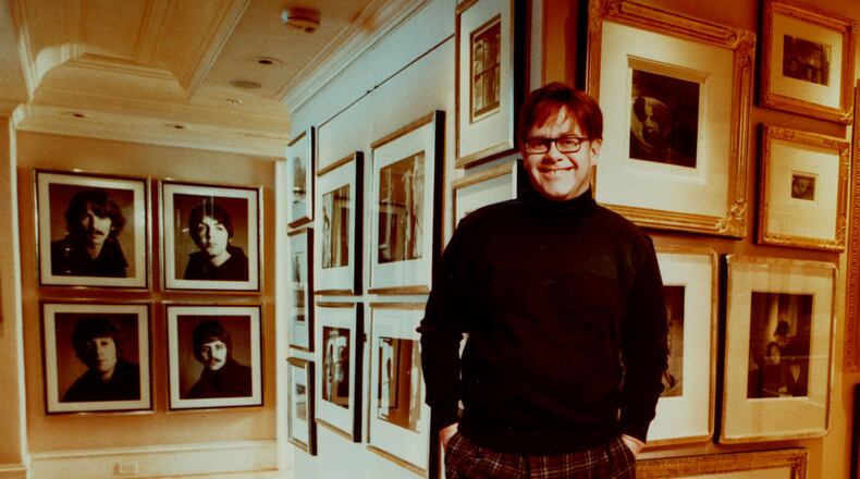 Sir Elton John in John's Atlanta Home, 2000. Courtesy of High Museum of Art. ©Charlie McCullers, 2000.