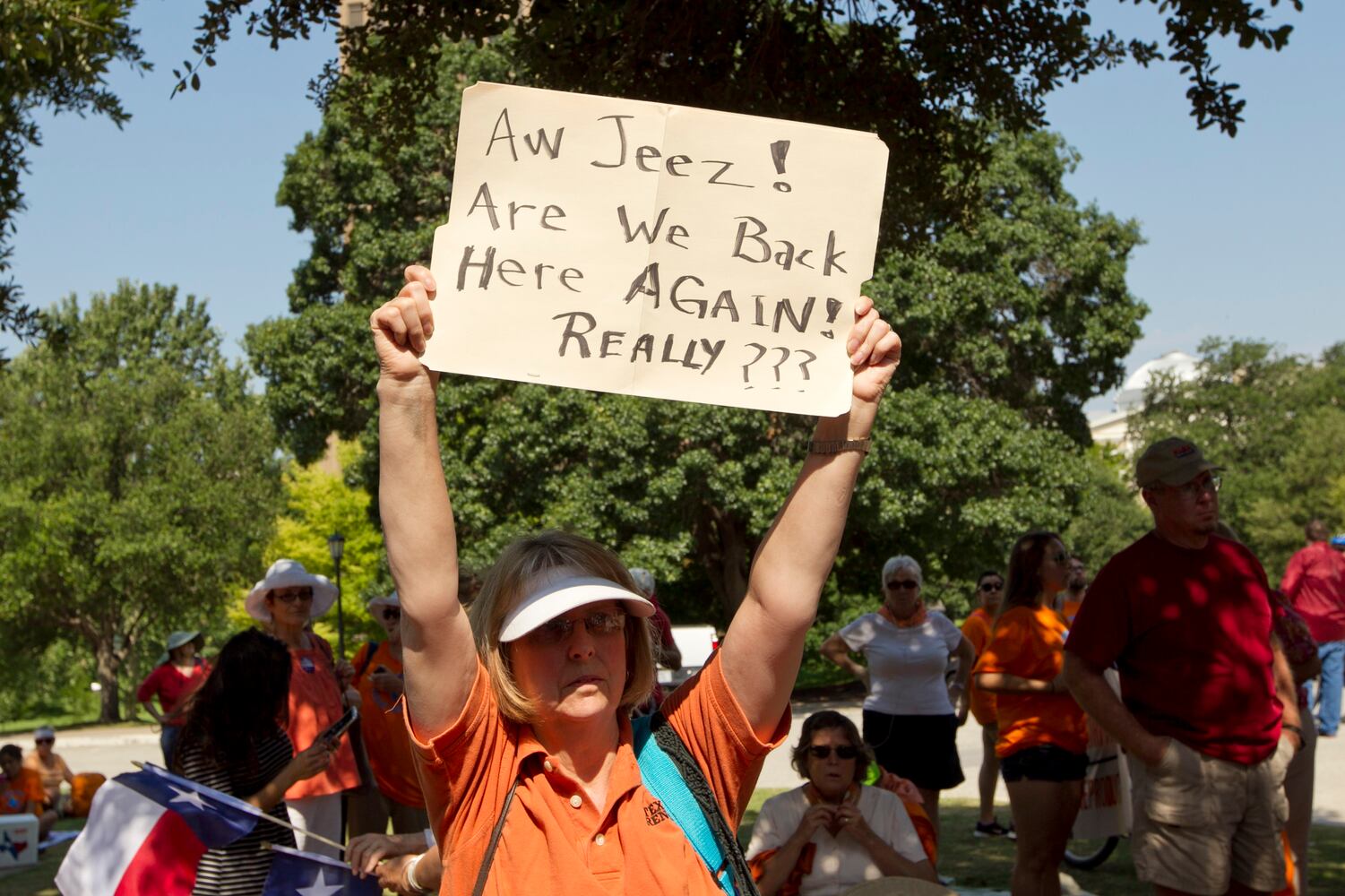 Abortion protests at Texas Capitol, 07.01.13