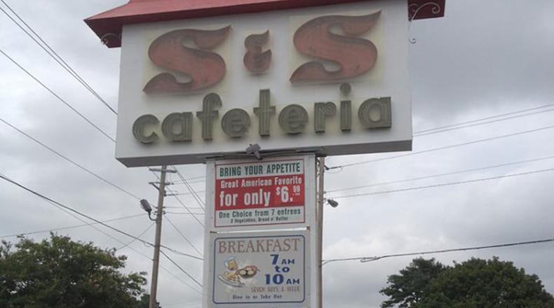 S&S Cafeteria sign