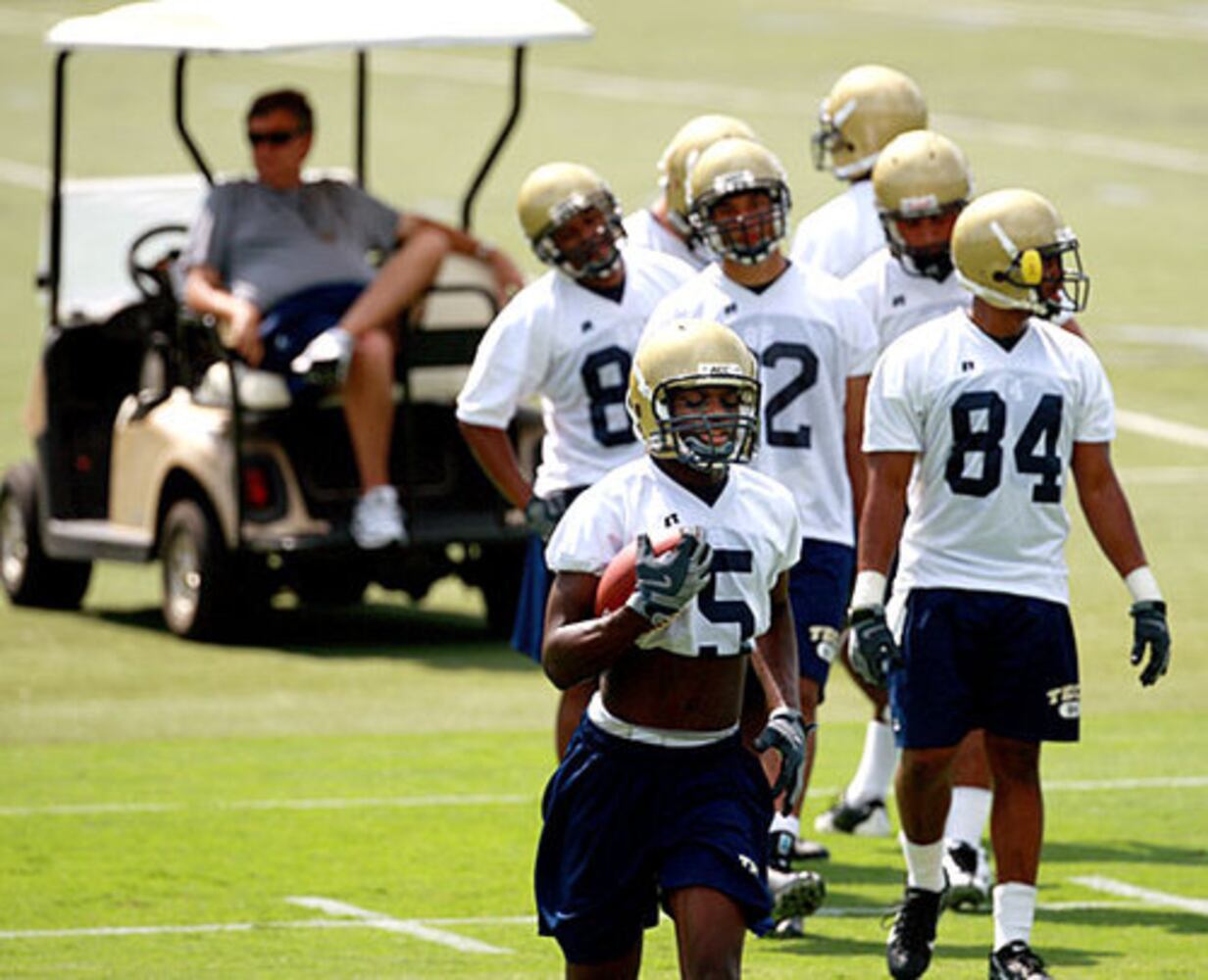 Georgia Tech football practice