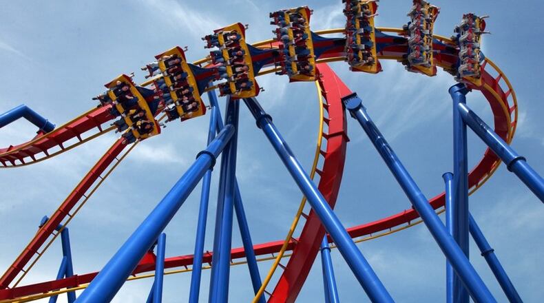 Scene from Six Flags Over Georgia.