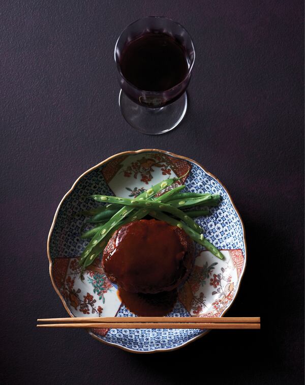 Rika Yukimasa attributes this delectable meatloaf-hamburger hybrid to her mother in “Rika’s Modern Japanese Home Cooking: Simplifying Authentic Recipes.” COURTESY OF RIZZOLI