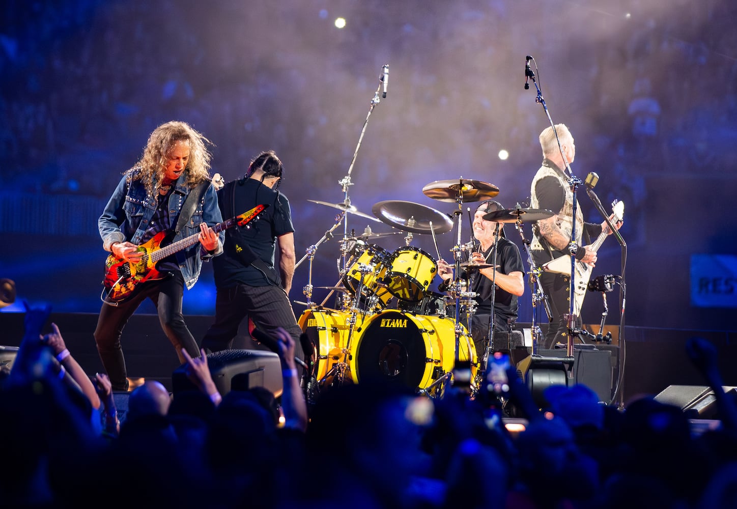 They might be in their 60s, but Metallica is still touring.  (Ryan Fleisher for the AJC)