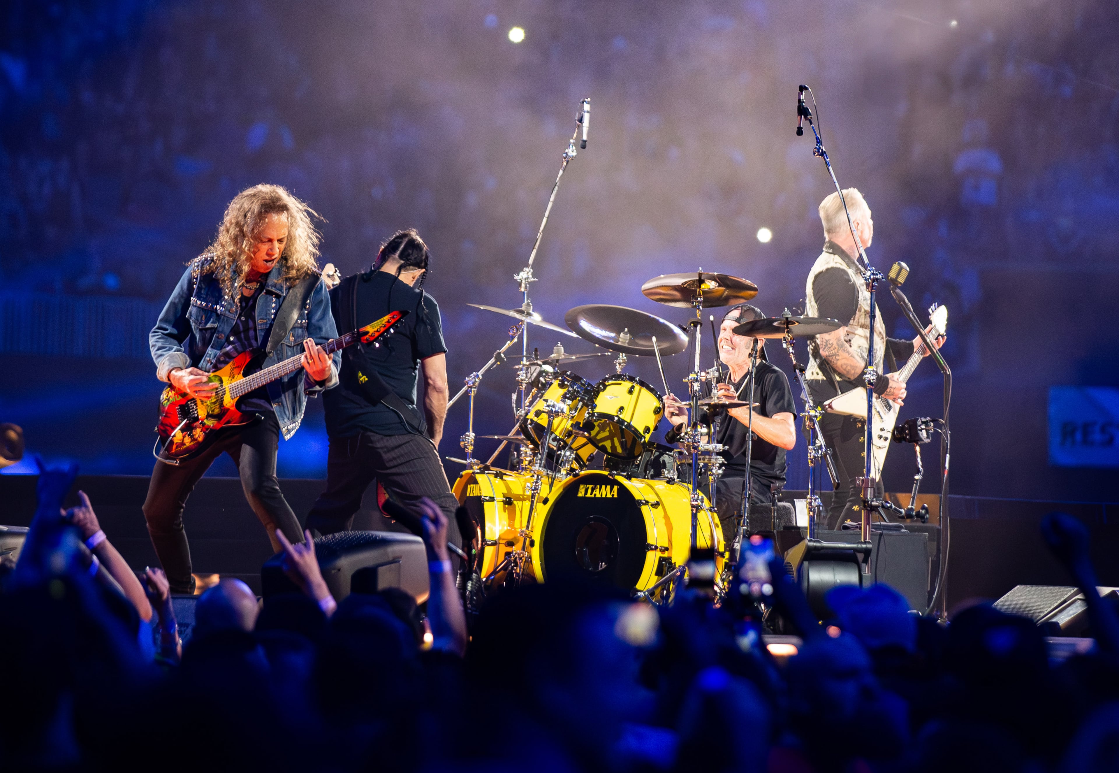 They might be in their 60s, but Metallica is still touring. (Ryan Fleisher for the AJC)
