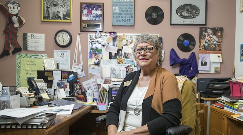 Anita Allen-Farley took over as producing artistic director of Georgia Ensemble Theatre following the 2017 death of her husband, Bob Farley, who ran the theater they cofounded 26 years ago. ALYSSA POINTER/ALYSSA.POINTER@AJC.COM