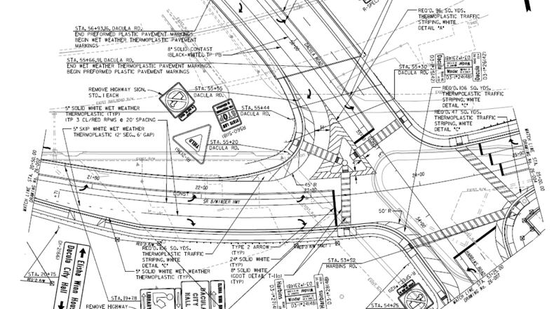 Dacula and Gwinnett DOT have released project details for the Dacula Road/U.S. 29 intersection and bridge project. (Courtesy Gwinnett DOT)