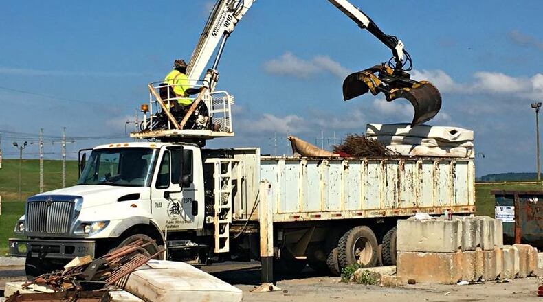 The county will not charge residents for bringing bulky items to the landfill on Oct. 19.