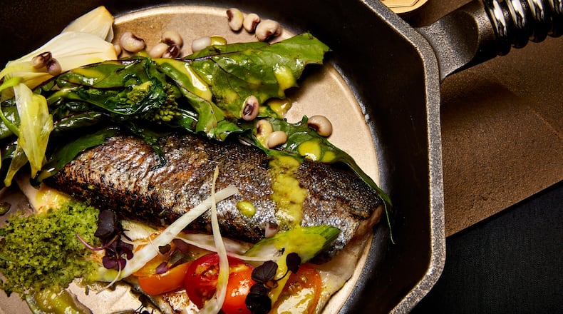 A dish from the menu of Farmed Kitchen and Bar. Courtesy of Farmed Kitchen and Bar