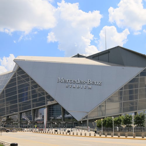 Mercedez Benz Stadium in Downtown Atlanta