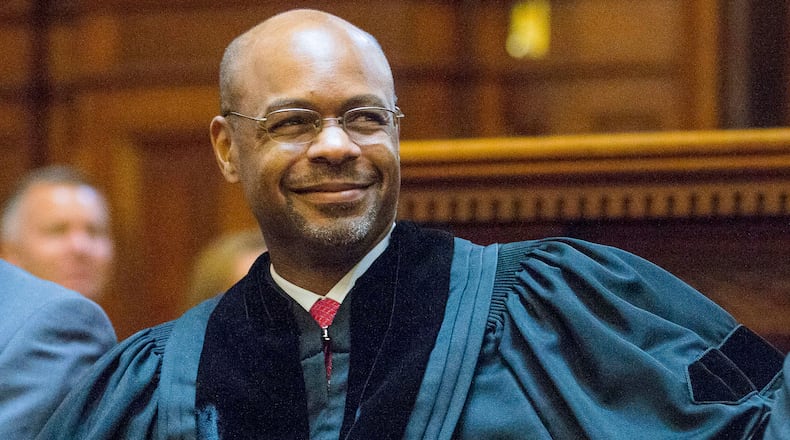 SEPTEMBER 2018 -- Atlanta, Georgia -- Georgia Supreme Court Chief Justice Harold D. Melton  (ALYSSA POINTER/ALYSSA.POINTER@AJC.COM)