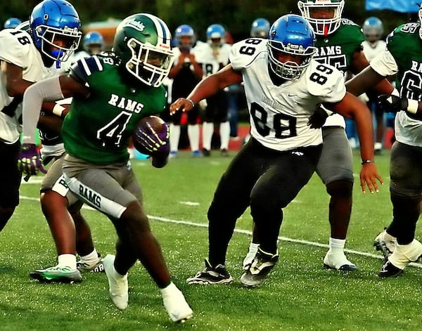 Laron Jones ran for 171 yards and two touchdowns against King and is Arabia Mountain's top rusher.