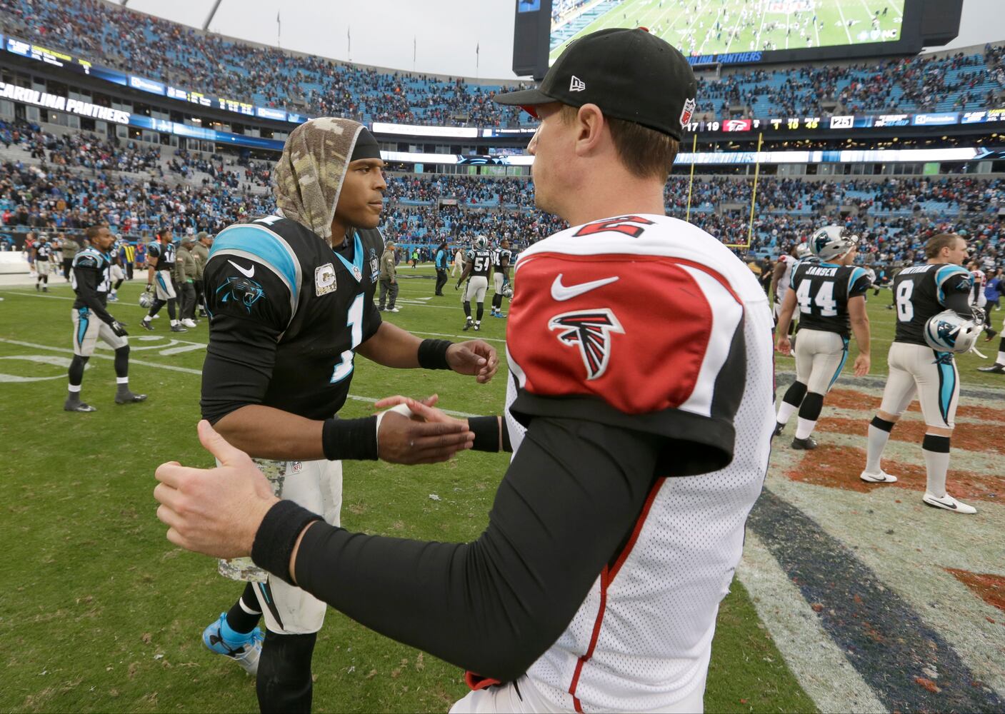 Falcons at Panthers football