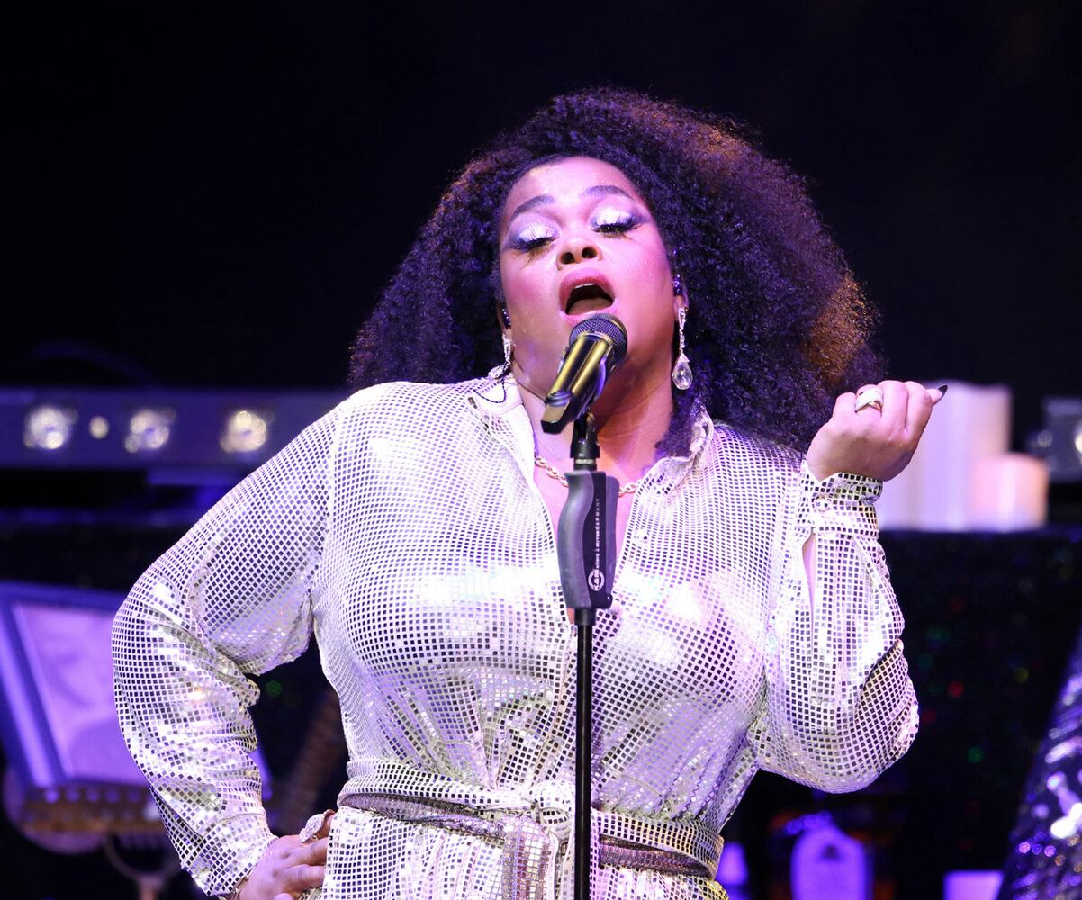 Jill Scott entertained a sold-out crowd at her ‘Who is Jill Scott? Words & Sounds Vol. 1’ 23rd anniversary tour on Saturday, May 6, 2023 at Cadence Bank Amphitheatre at Chastain. Robb Cohen for The Atlanta Journal-Constitution