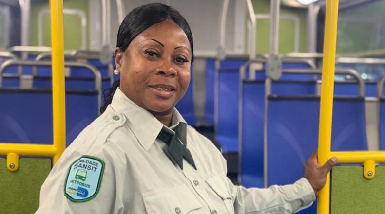 Laronda Marshall has helped save three people in need during her career as a bus driver in Miami.