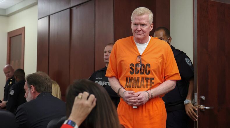 Alex Murdaugh arrives for a judicial hearing on Monday, June 29, 2026, at the Marc H. Westbrook Judicial Center in Lexington, S.C. (Tracy Glantz/The State via AP, Pool)