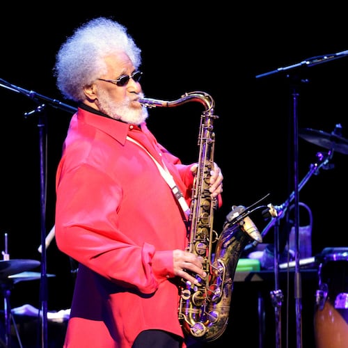 FILE - Sonny Rollins performs during a concert in Tokyo, Oct. 4, 2010. (AP Photo/Junji Kurokawa, File)