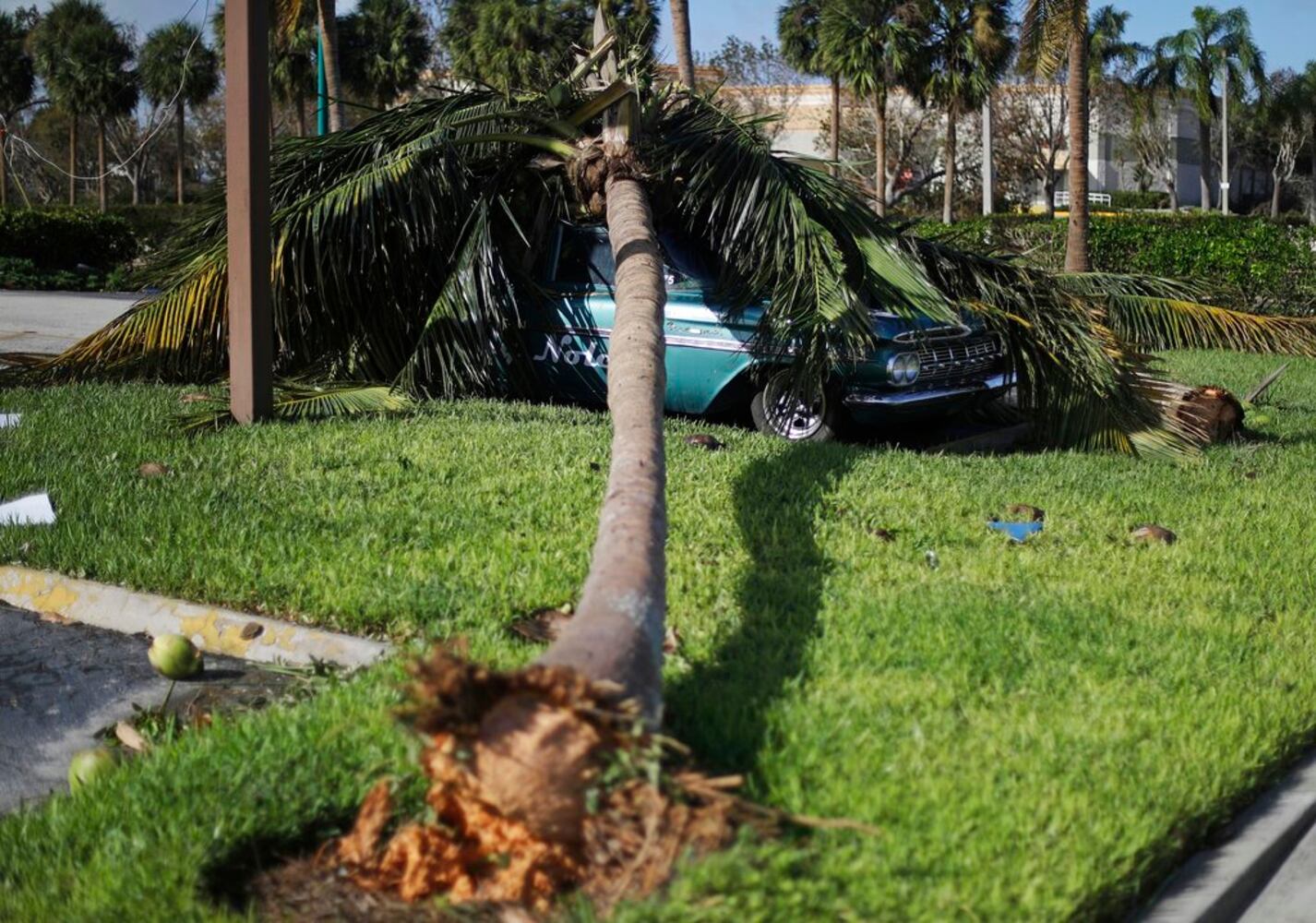 Photos: Hurricane Irma makes landfall in Florida, leaves damage behind